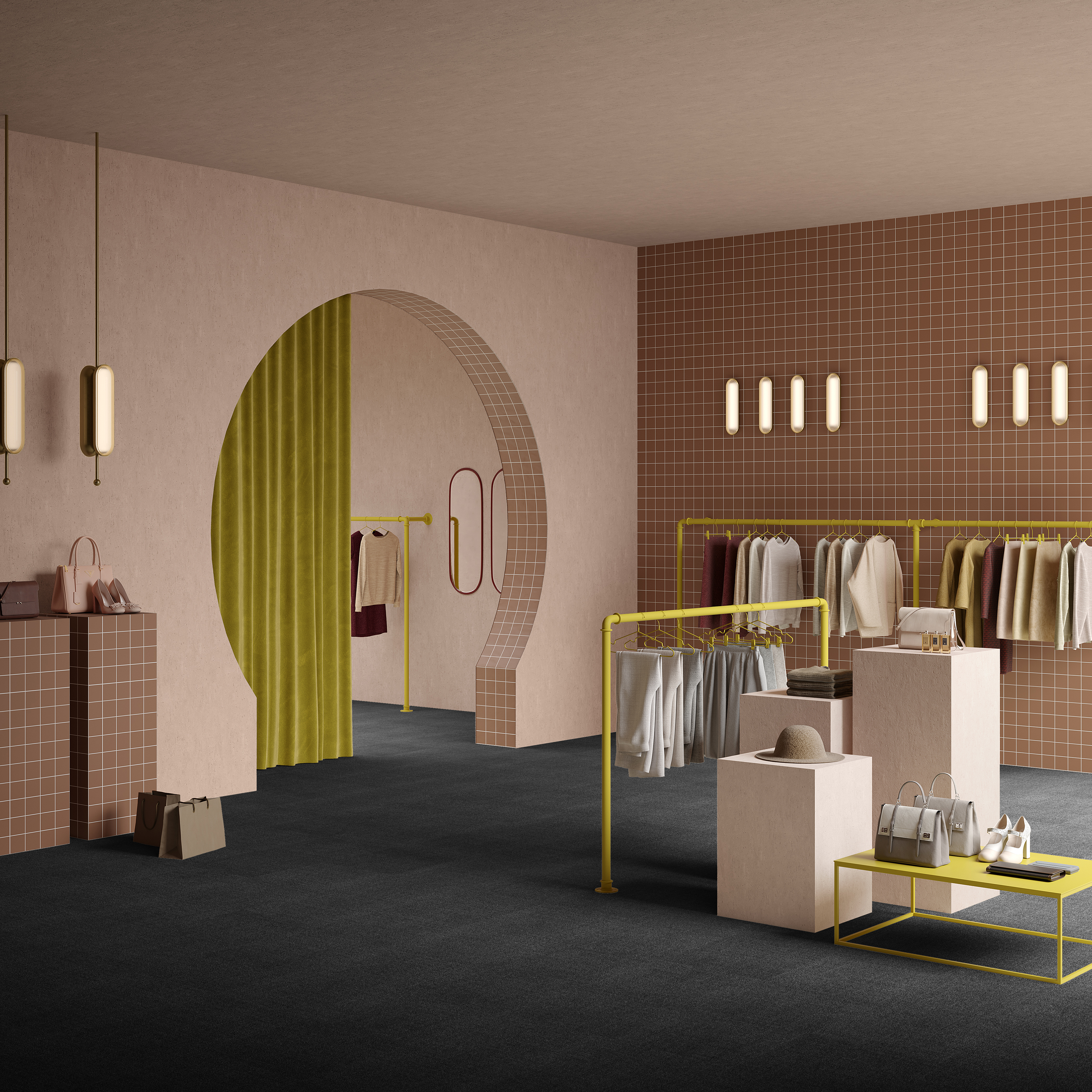 Ковровая плитка Mantra Tile 99 (500*500*6 мм) — купить в Верхней Пышме