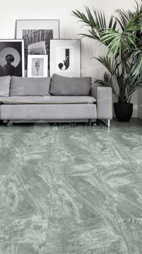 Виниловая плитка "Alpine Floor" Light Stone Хэмпшир (608*303*2,5 мм) — купить в Верхней Пышме
