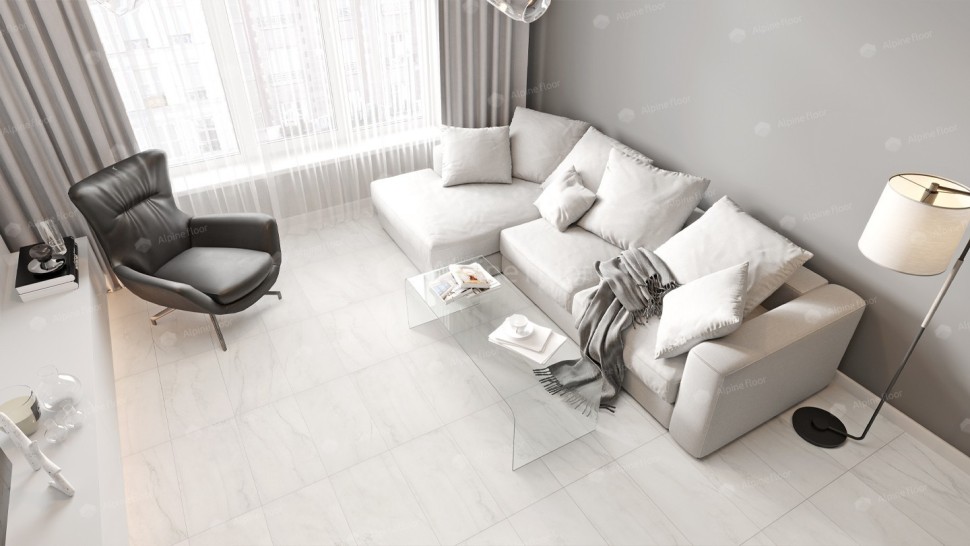 Виниловая плитка "Alpine Floor" Light Stone Брайс (608*303*2,5 мм) — купить в Верхней Пышме