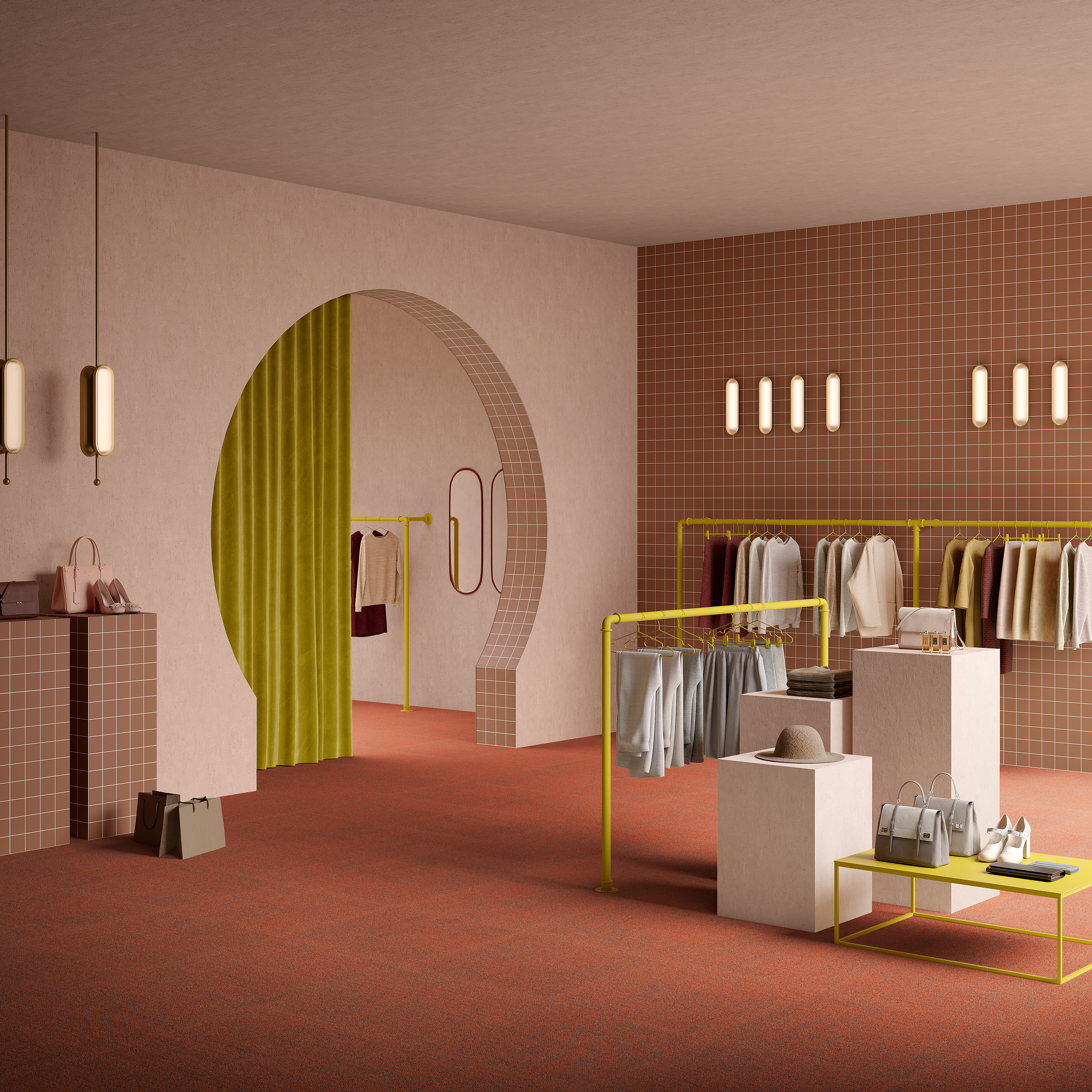 Ковровая плитка Mantra Tile 89 (500*500*6 мм) — купить в Верхней Пышме