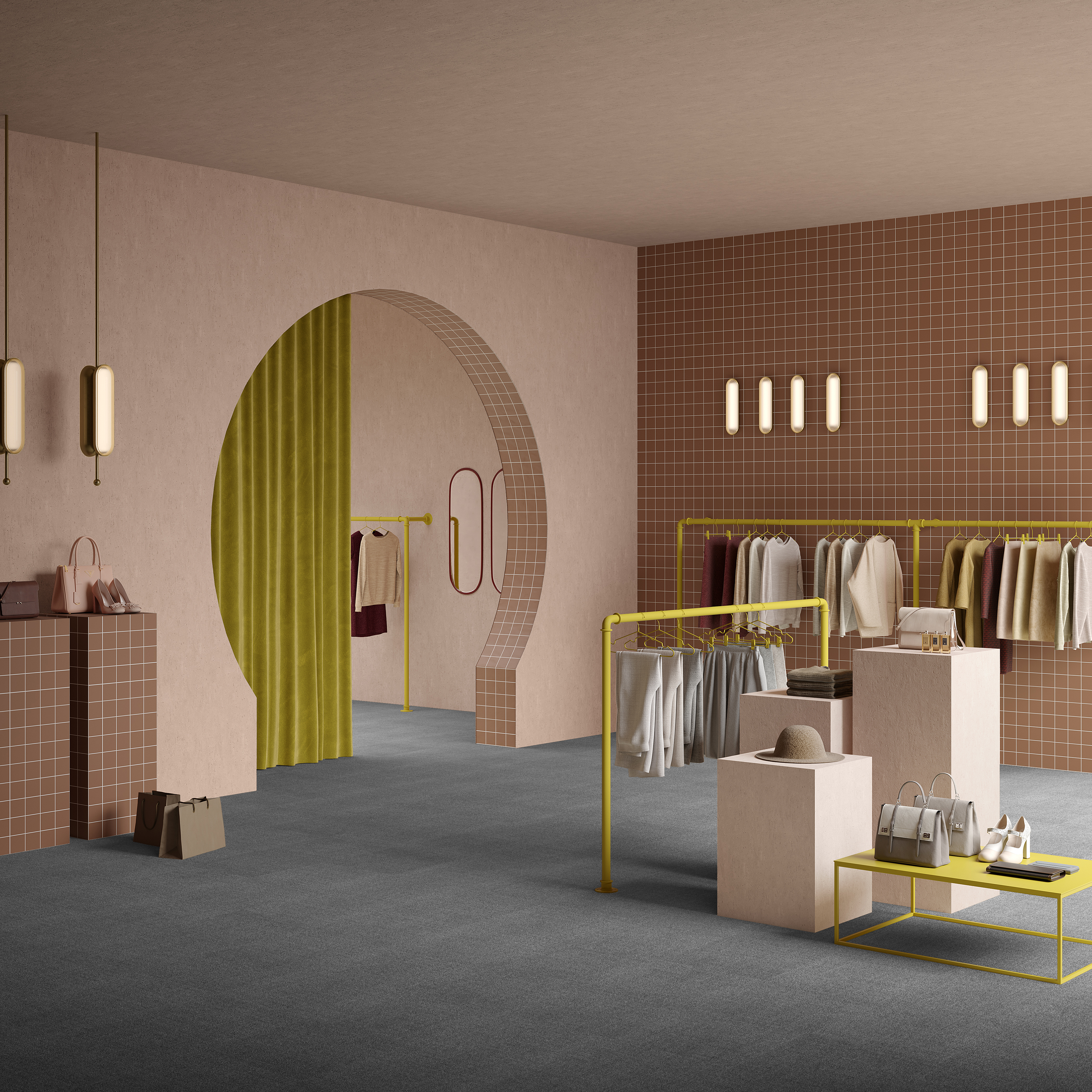 Ковровая плитка Mantra Tile 97 (500*500*6 мм) — купить в Верхней Пышме