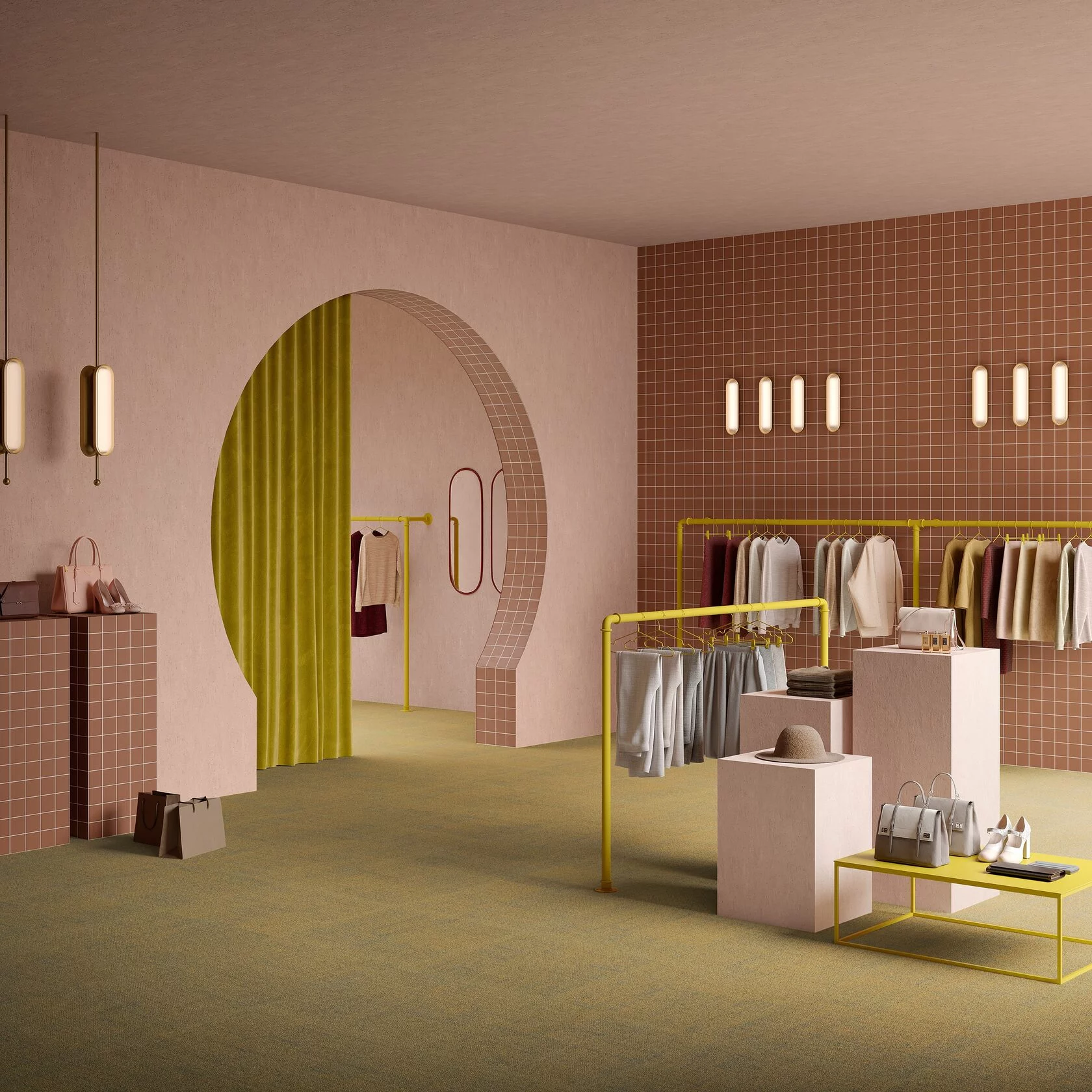 Ковровая плитка Mantra Tile 99 (500*500*6 мм) — купить в Верхней Пышме