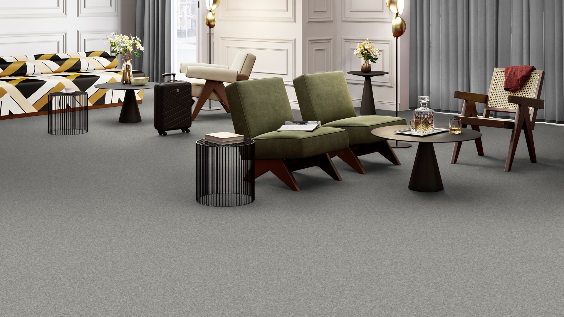 Ковровая плитка Medusa Tile 94 (500*500*5 мм) — купить в Верхней Пышме