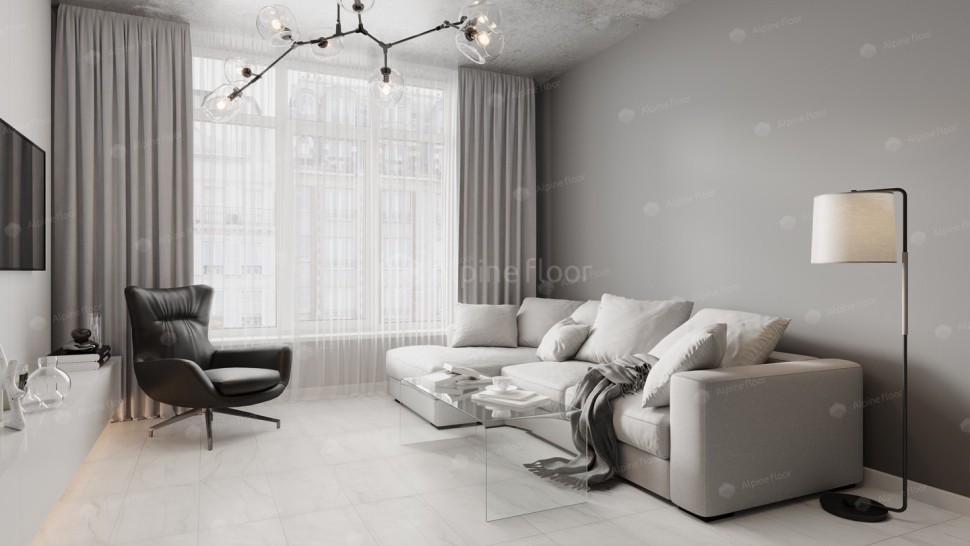 Виниловая плитка "Alpine Floor" Light Stone Брайс (608*303*2,5 мм) — купить в Верхней Пышме