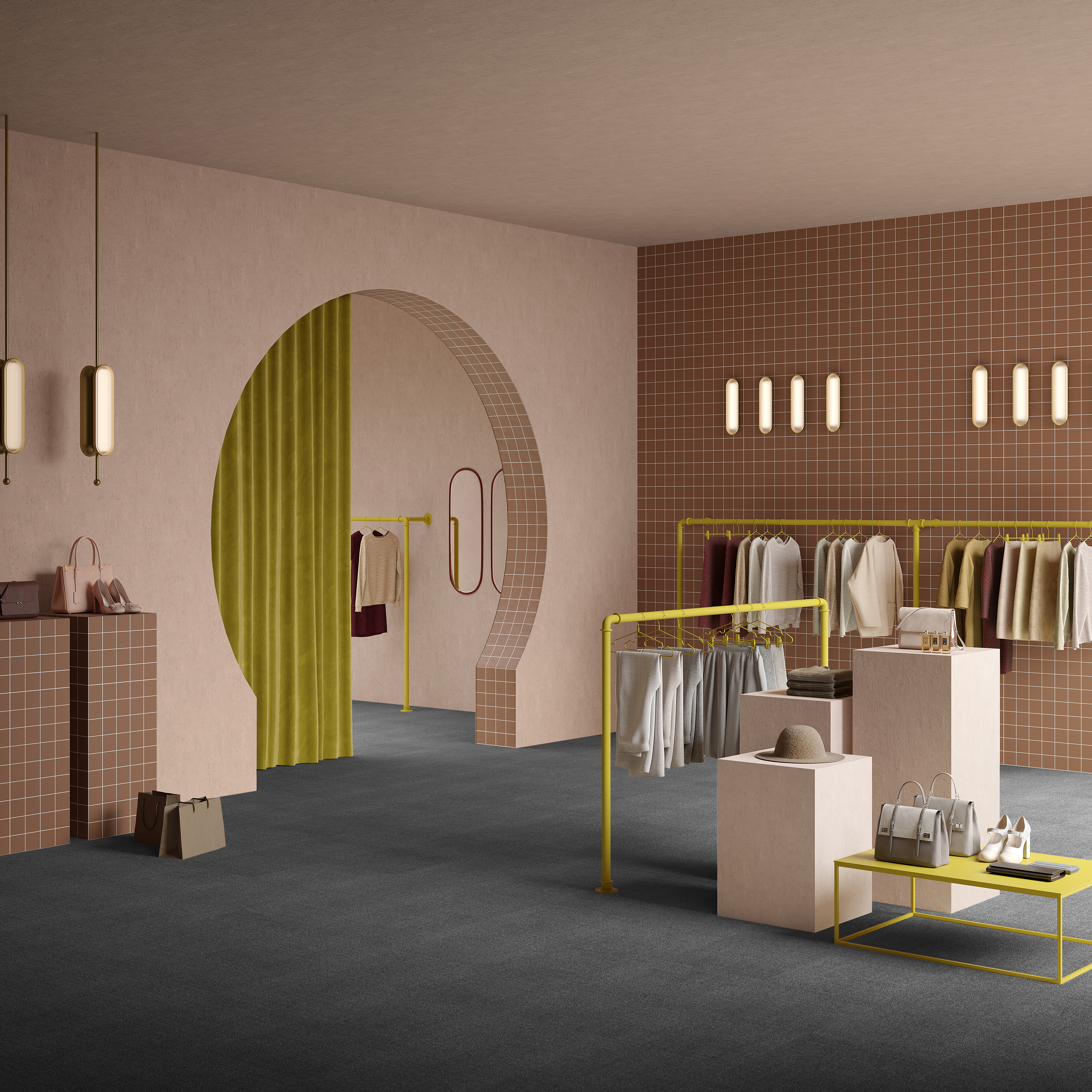 Ковровая плитка Mantra Tile 98 (500*500*6 мм) — купить в Верхней Пышме