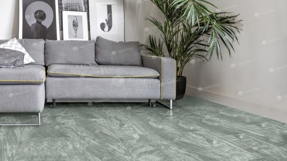 Виниловая плитка "Alpine Floor" Light Stone Хэмпшир (608*303*2,5 мм) — купить в Верхней Пышме