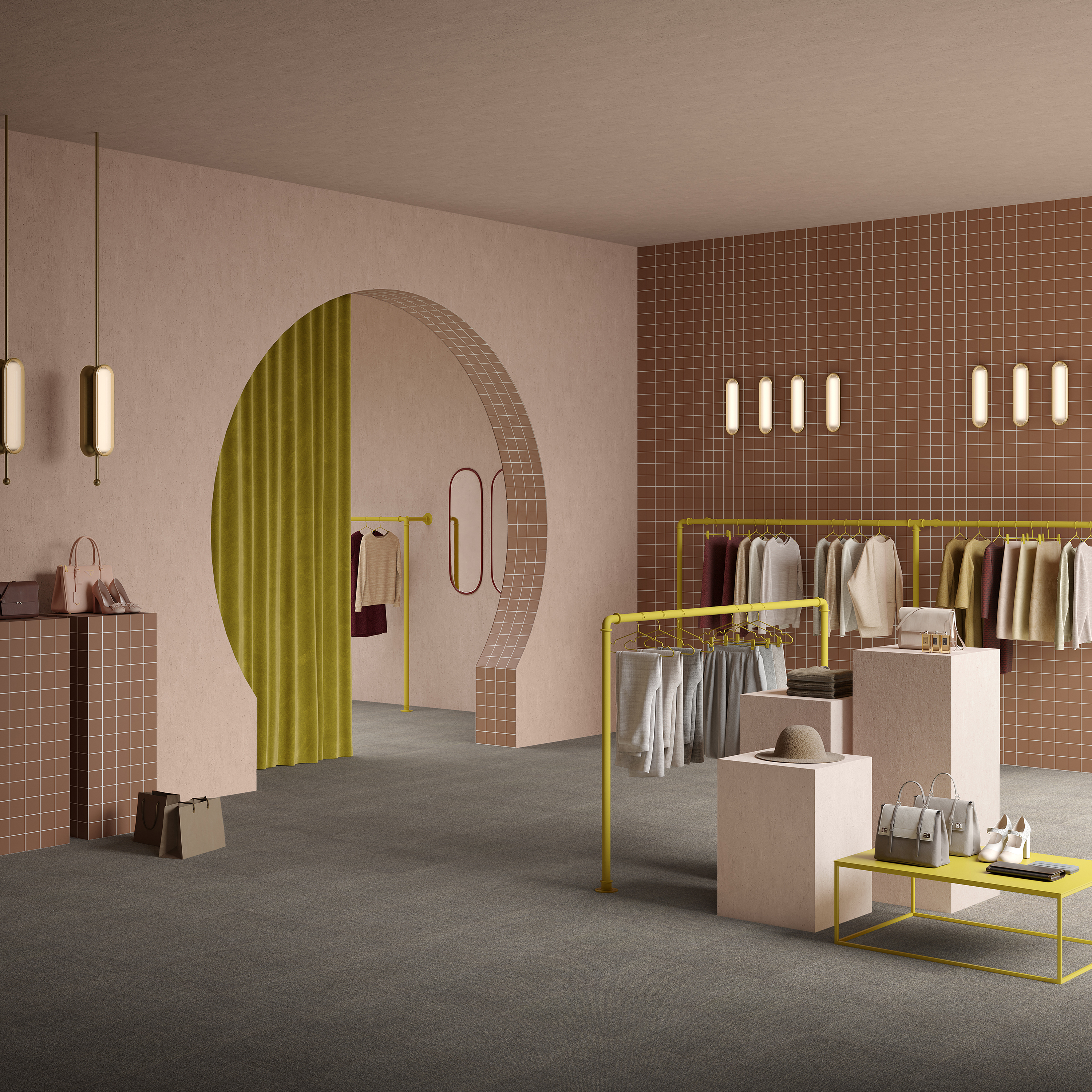 Ковровая плитка Mantra Tile 94 (500*500*6 мм) — купить в Верхней Пышме